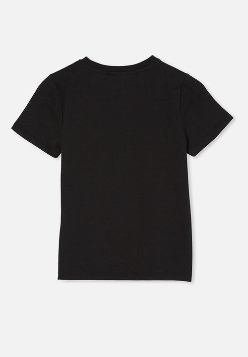 Cotton On - License short sleeve tee - lcn bra tupac retro & black