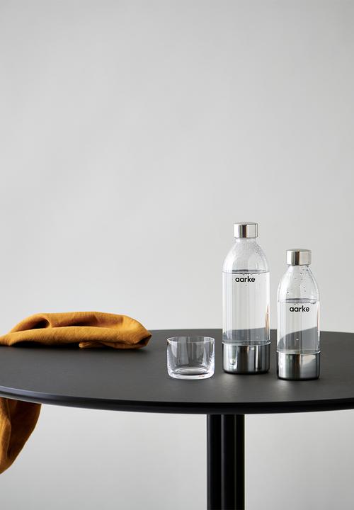 Aarke - Small pet water bottle - polished steel 