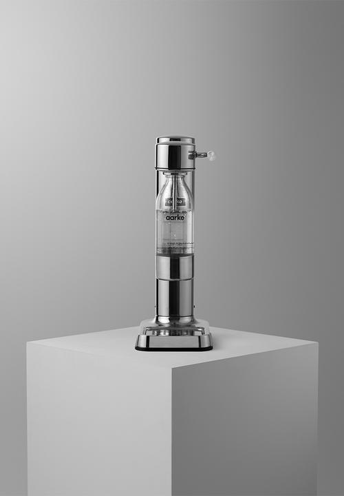 Aarke - Small pet water bottle - polished steel 