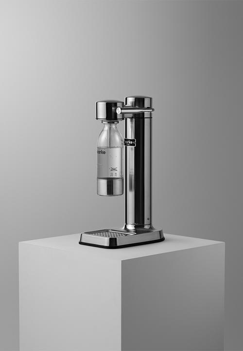 Aarke - Small pet water bottle - polished steel 