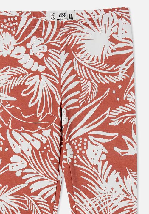 Cotton On - Huggie tights - chutney & maldives tropical