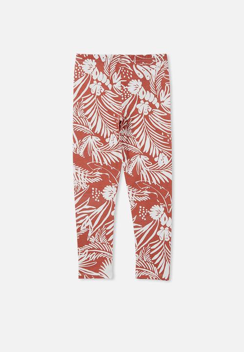 Cotton On - Huggie tights - chutney & maldives tropical