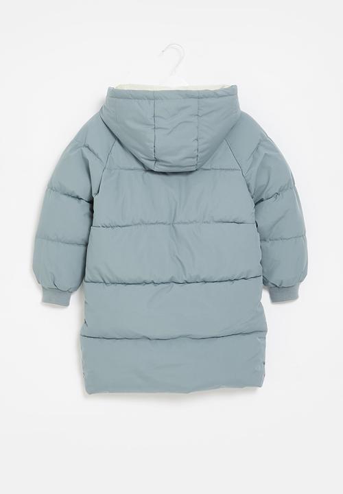 Pop Candy - Boys hooded puffer - blue