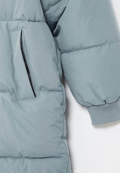 Pop Candy - Boys hooded puffer - blue