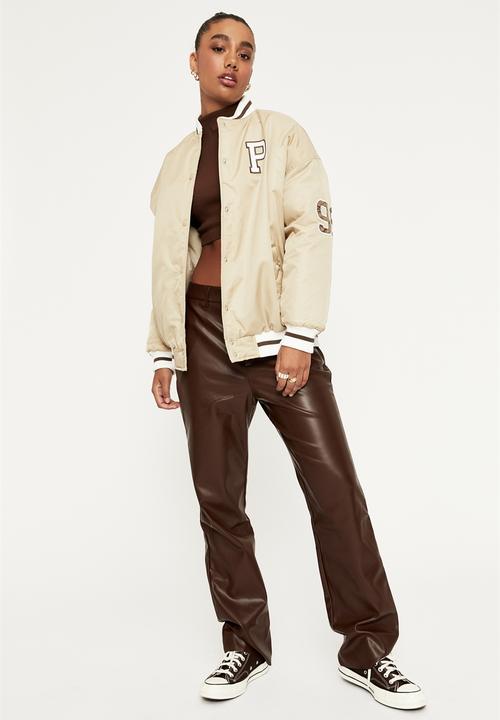 Supré  - Mary kate varsity bomber - cool beige