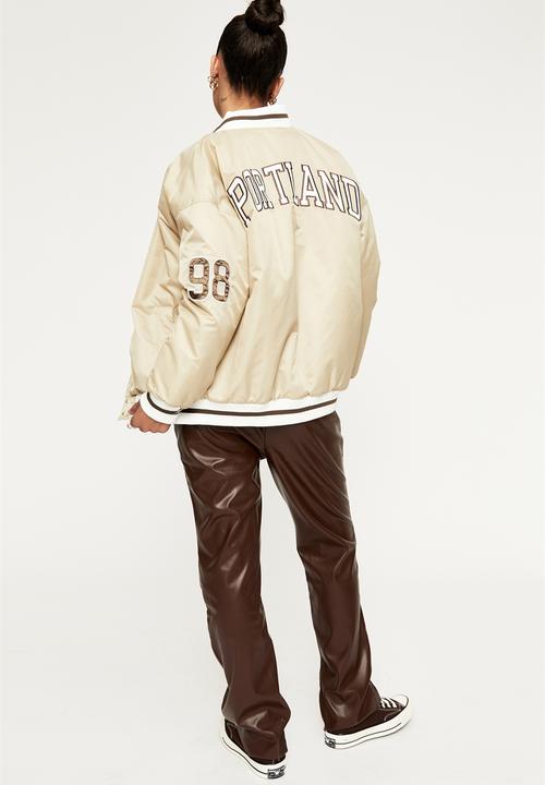 Supré  - Mary kate varsity bomber - cool beige
