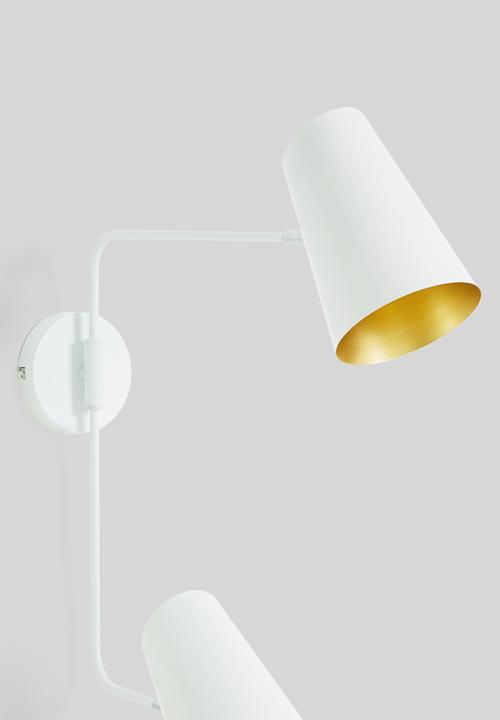 Sixth Floor - Spider wall light - white