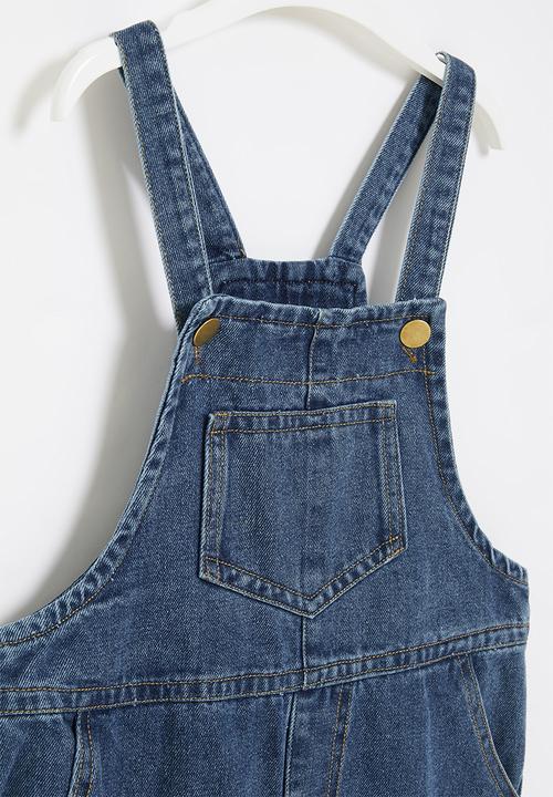 Pop Candy - Girls dungaree - blue