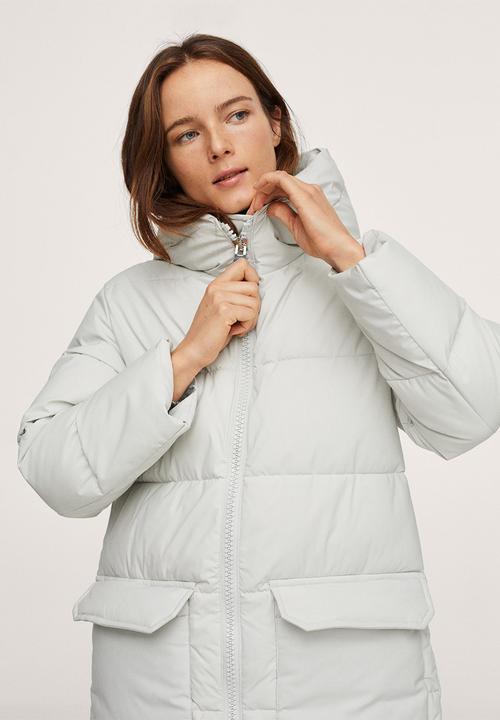 MANGO - Anorak tech - natural