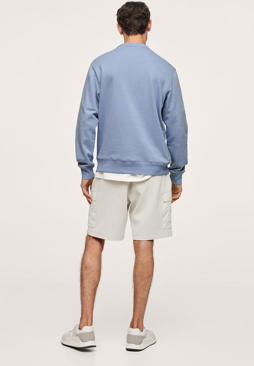 MANGO - Sweatshirt nole - pastel blue