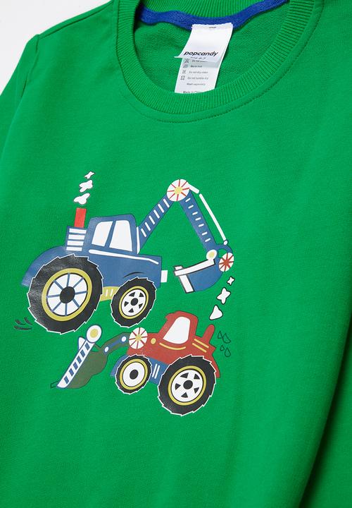 Pop Candy - Boys tracksuit set - green & black