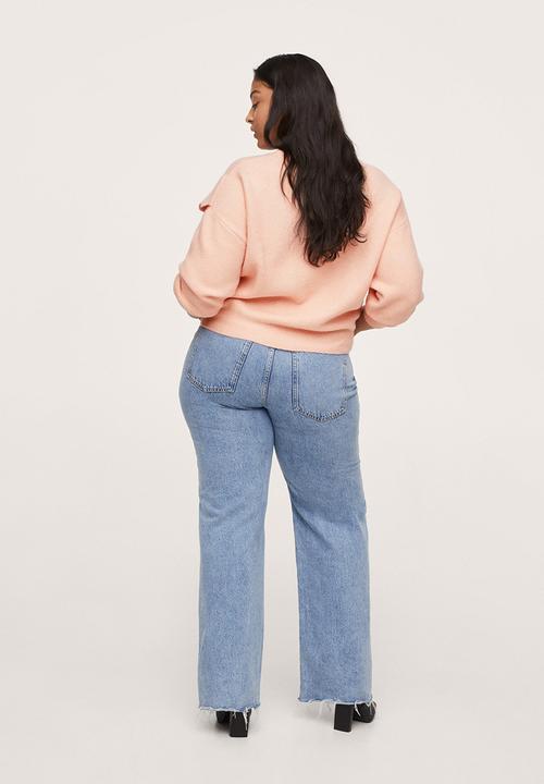 MANGO - Plus sweater peanut - pink