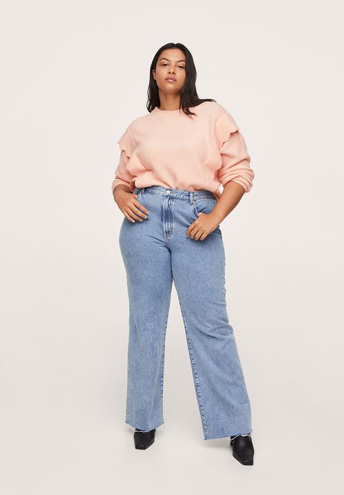 MANGO - Plus sweater peanut - pink