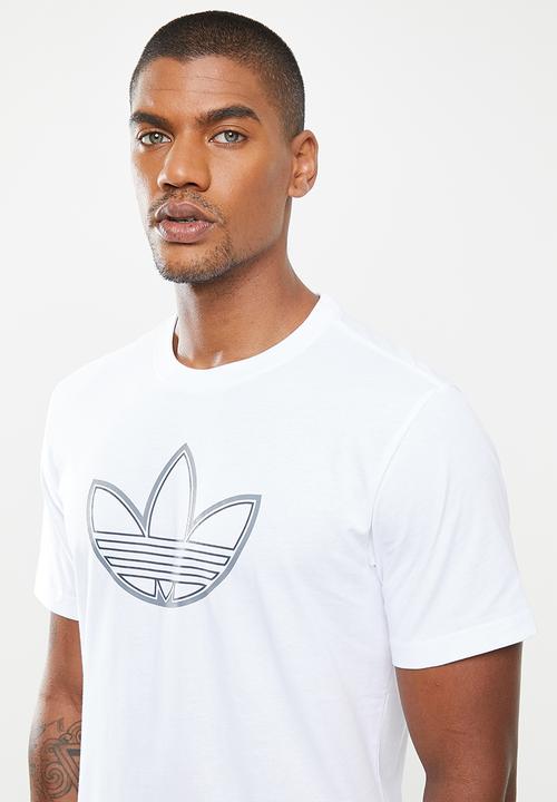 adidas Originals - Outline Logo Tee - white