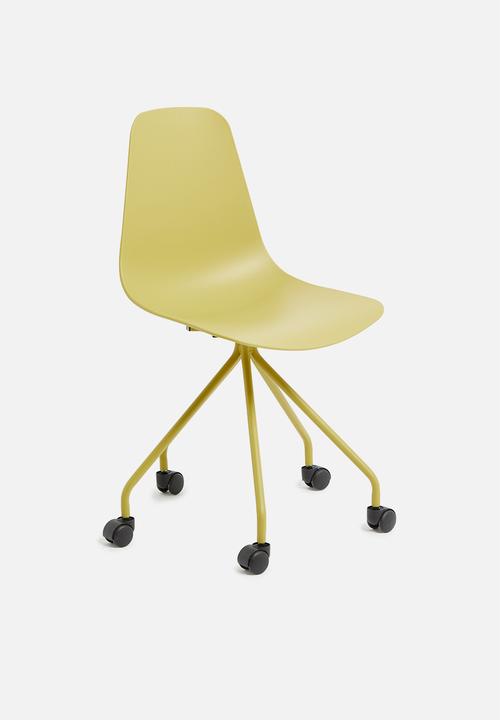 Sixth Floor - Ellie office chair - mustard