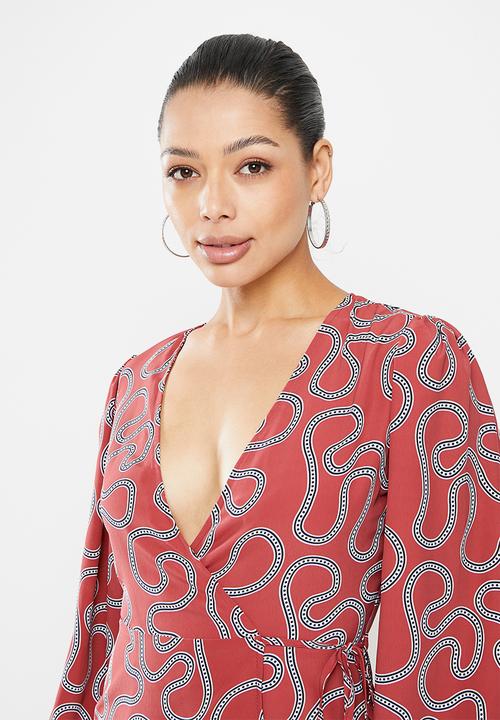 Glamorous - Abstract volume sleeve - pink