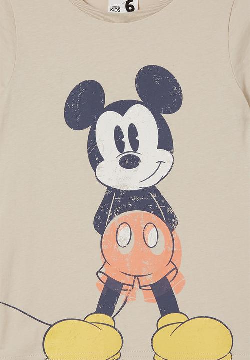 Cotton On - Short sleeve license1 tee - lcn dis rainy day & vintage mickey