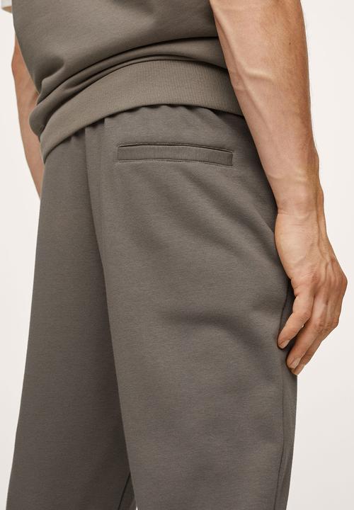 MANGO - Trousers brava - mid brown