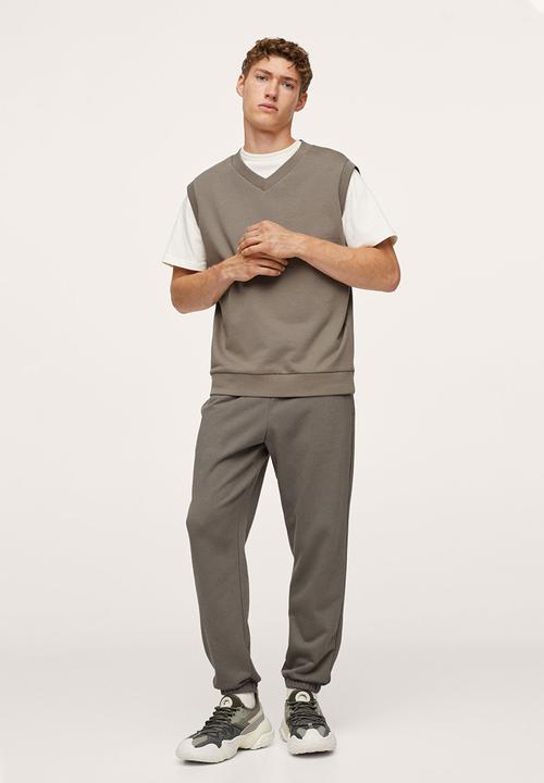MANGO - Trousers brava - mid brown