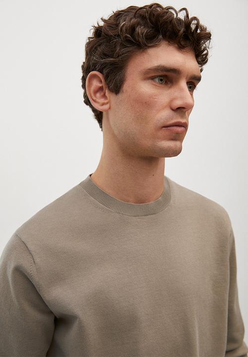 MANGO - Sweater ten  - pastel brown