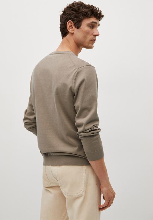 MANGO - Sweater ten  - pastel brown