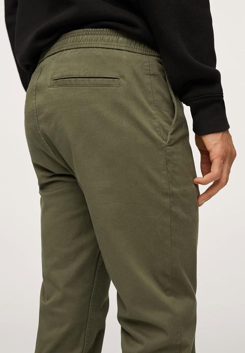 MANGO - Trousers marte - khaki 