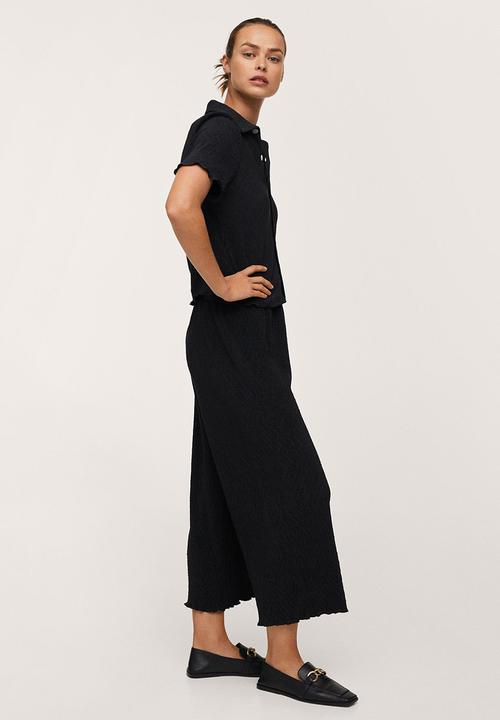 MANGO - Trousers west-h - black