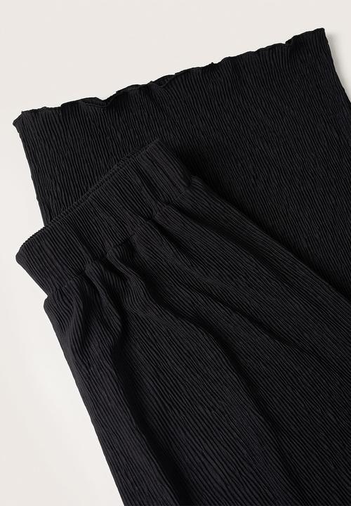 MANGO - Trousers west-h - black