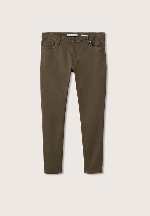 MANGO - Jeans billy - khaki 