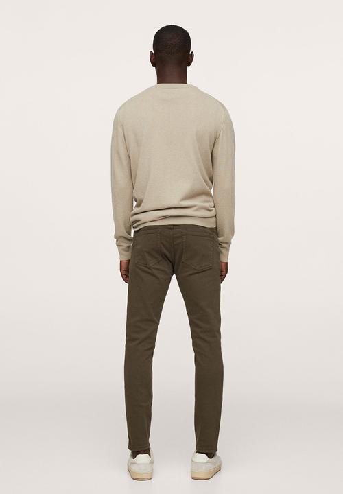 MANGO - Jeans billy - khaki 