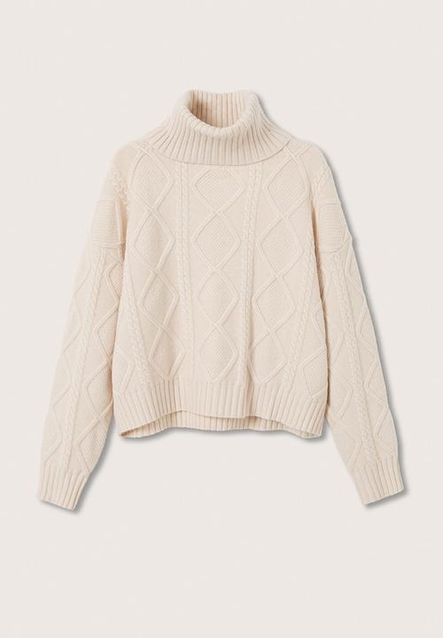 MANGO - Sweater camill - light beige