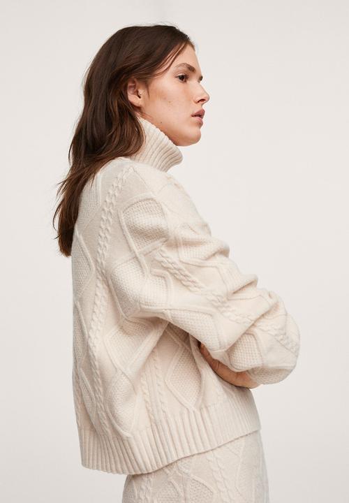 MANGO - Sweater camill - light beige