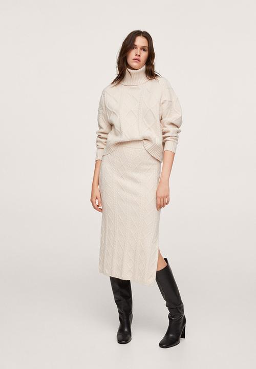 MANGO - Sweater camill - light beige
