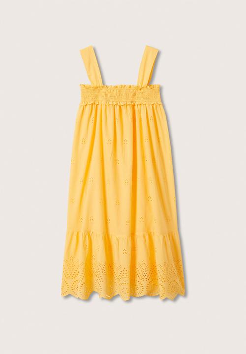 MANGO - Dress greta-h - light pastel yellow