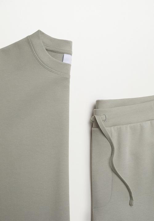 MANGO - T-shirt firos regular fit - green
