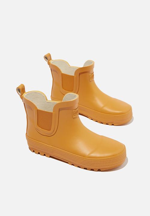 Cotton On - Gusset gumboot - tumeric latte grid