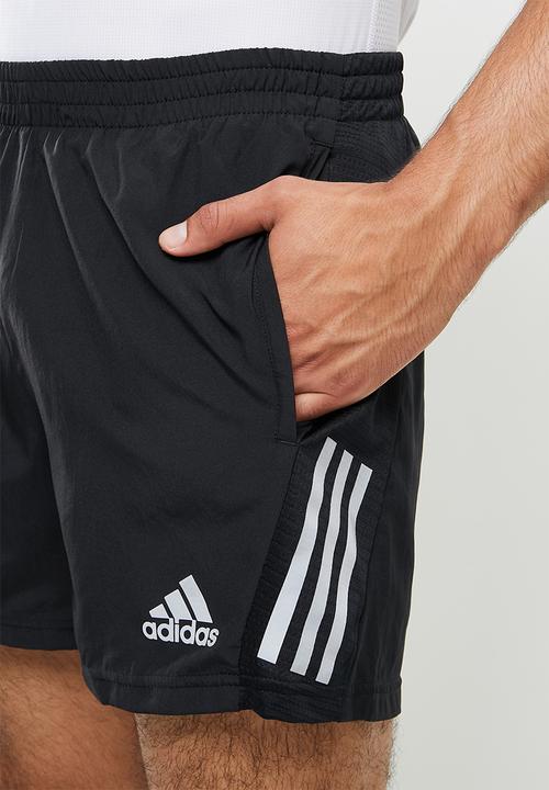 adidas Performance - Own the run shorts - black & reflective silver