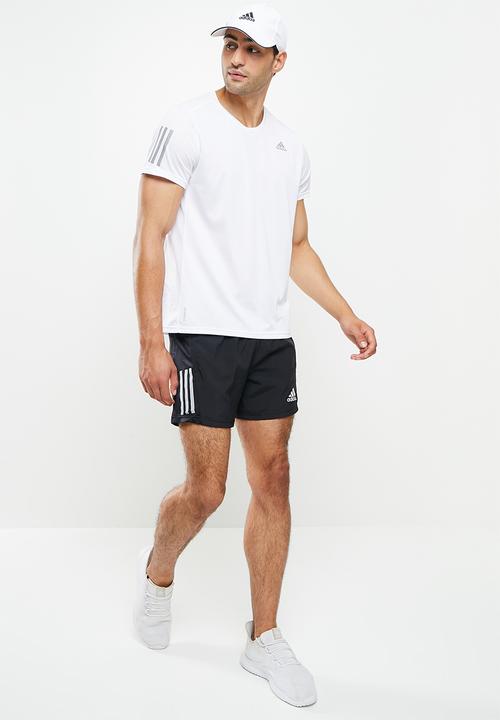 adidas Performance - Own the run shorts - black & reflective silver