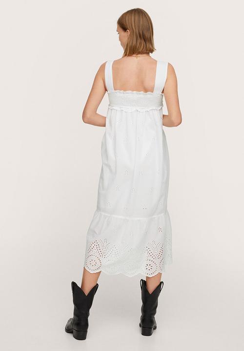 MANGO - Dress greta-h - white