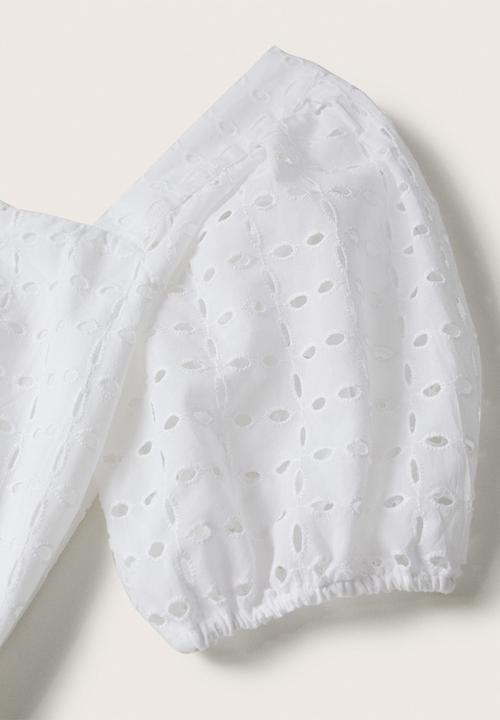 MANGO - Dress sita-h - white