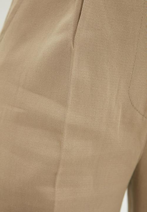 Trendyol - High waist pleated detailed trousers - mink