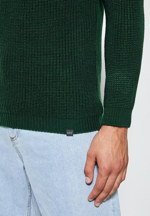 Superbalist - Raglan textured knit - green