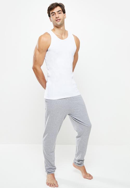 Superbalist - 2 Pack rib vests - white