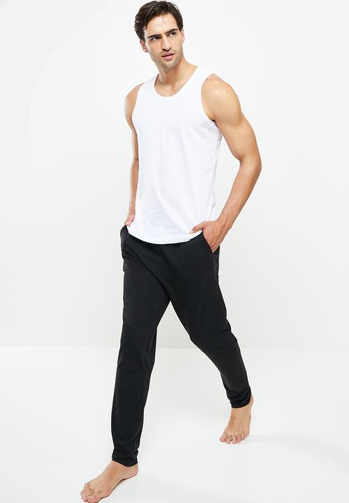 Superbalist - 2 Pack core vests cotton slub - white 