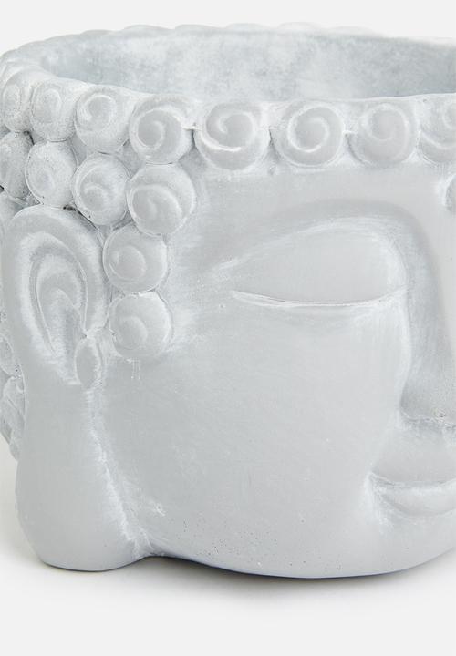 H&S - Buddha flower pot - stone