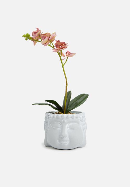 H&S - Buddha flower pot - stone