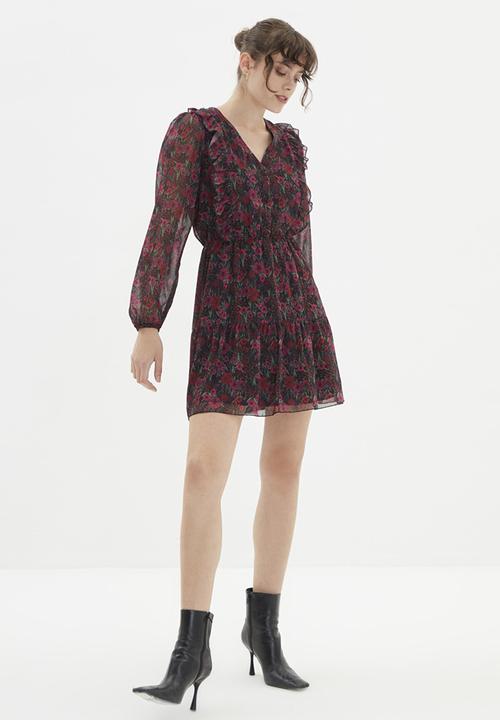 Trendyol - Patterned buttoned dress - multi 