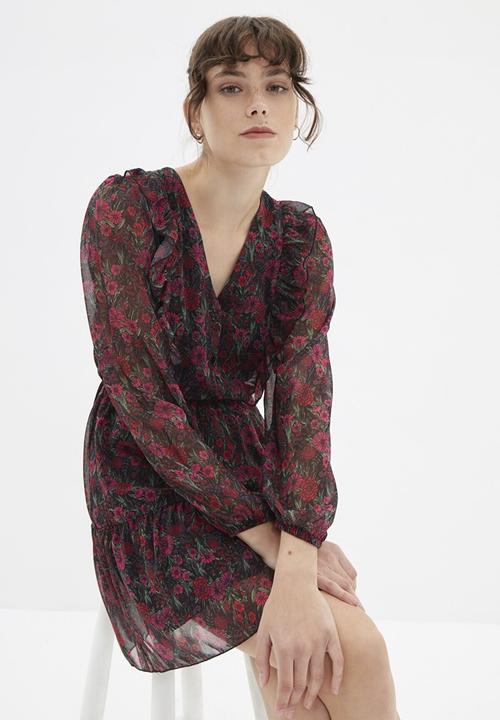 Trendyol - Patterned buttoned dress - multi 