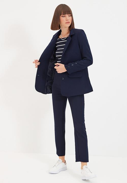 Trendyol - Buttoned jacket  - navy