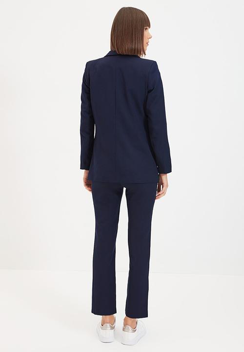 Trendyol - Buttoned jacket  - navy